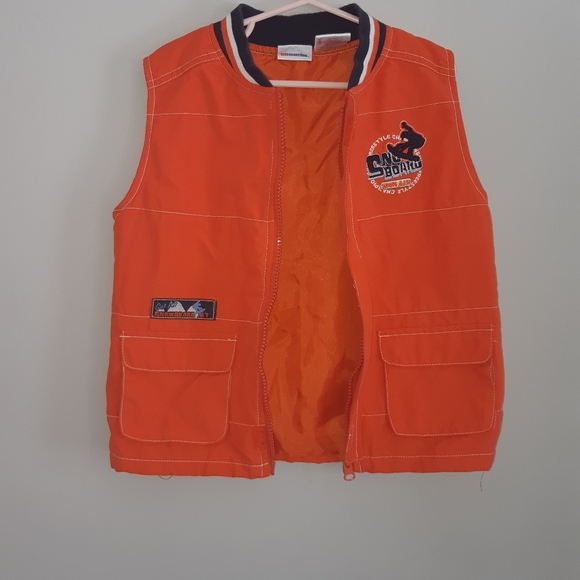 Kid Connection Boy Jacket Size 5T, orange 2 pocket - Picture 2 of 8